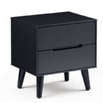 Alicia 2 Drawer Bedside - Anthracite