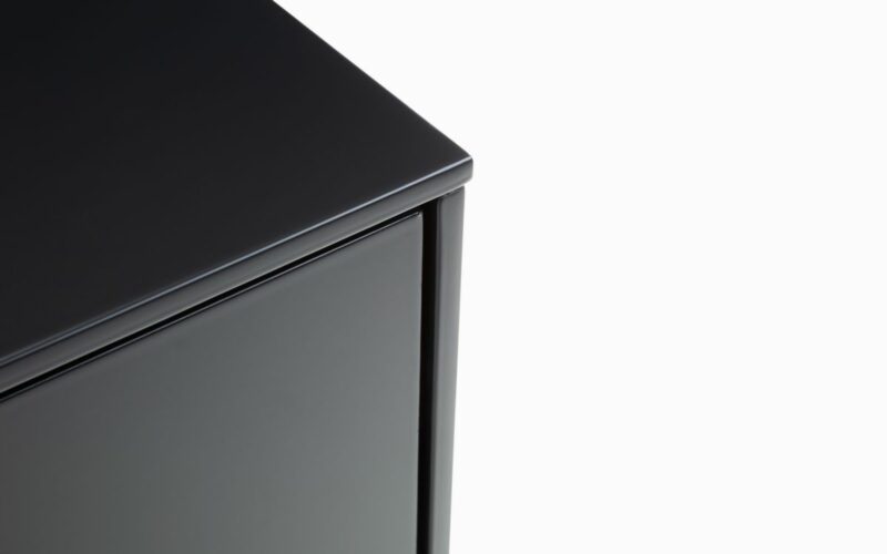 Alicia 2 Drawer Bedside - Anthracite - Image 3