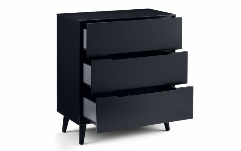 Alicia 3 Drawer Chest - Anthracite - Image 3