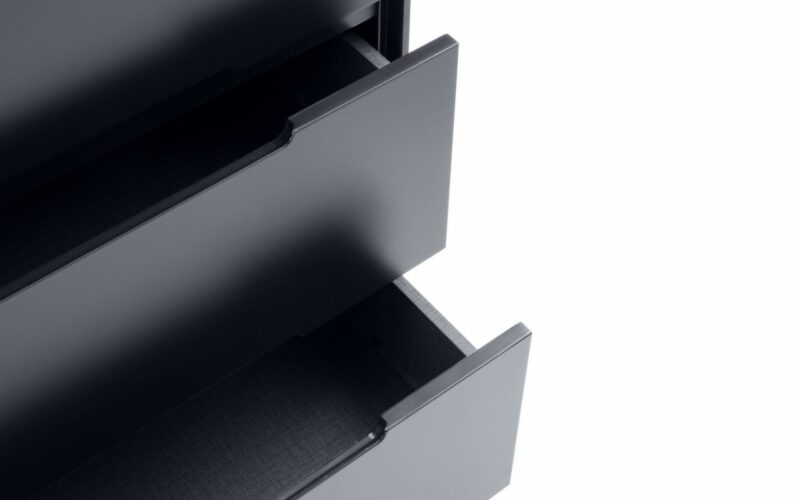 Alicia 3 Drawer Chest - Anthracite - Image 4