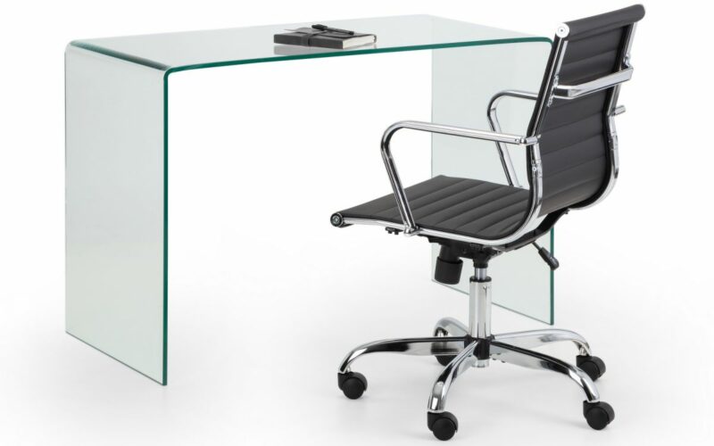 Amalfi Bent Glass Desk - Image 2