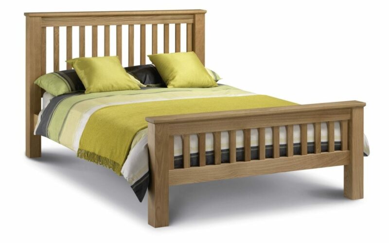 Amsterdam Oak Bed High Foot End - Image 3