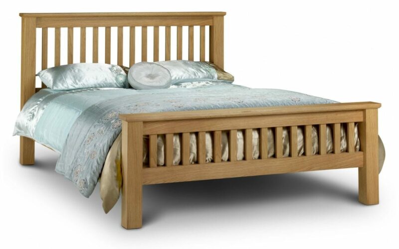 Amsterdam Oak Bed High Foot End - Image 4