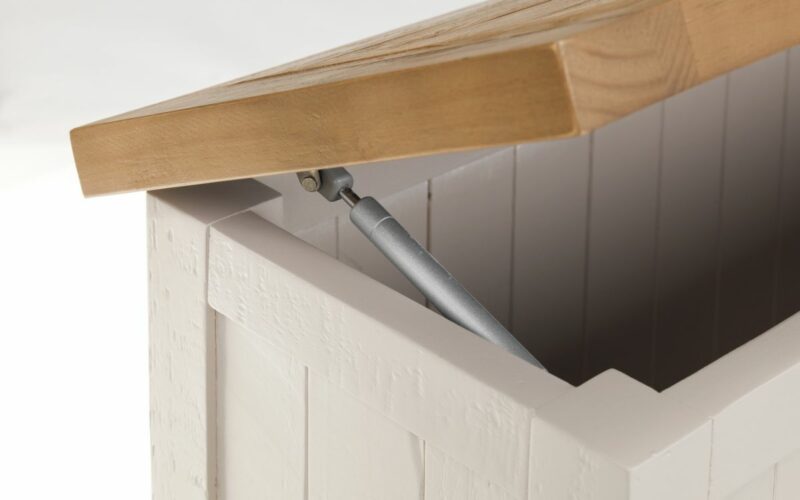 Aspen Storage Bench - Grey Wash - Image 4