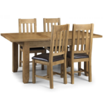 Astoria 4 Seater Extending Oak Dining Set