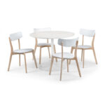 Blanco White & Casa 4 Seater Dining Set