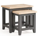 Bordeaux Nest of Tables - Dark Grey