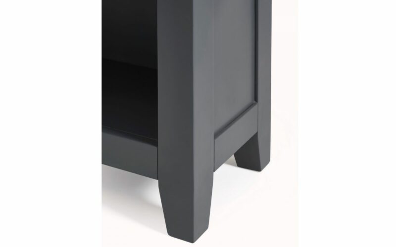Bordeaux Tall Bookcase - Dark Grey - Image 2