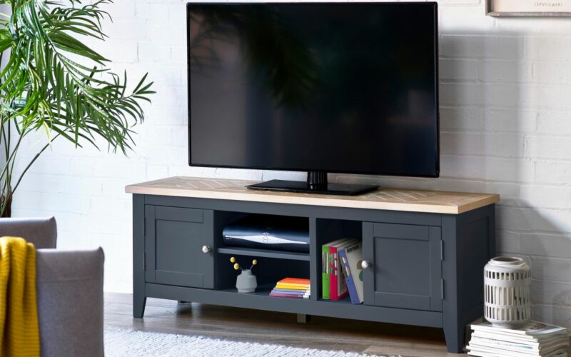 Bordeaux TV Unit - Dark Grey - Image 5