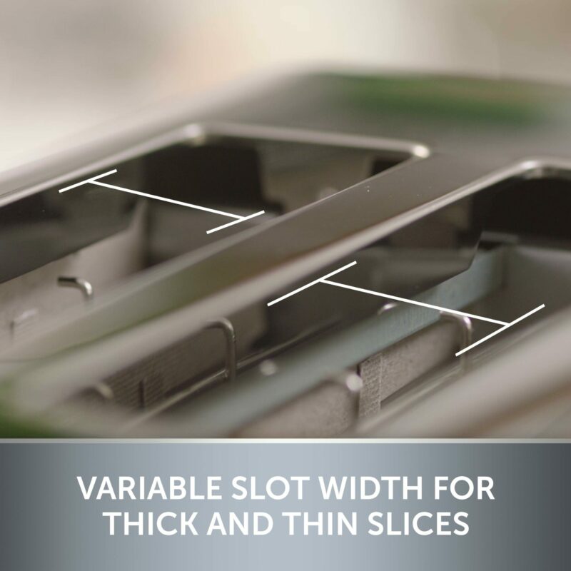Breville High Gloss 2 Slice Toaster VTT968 - Grey - Image 4