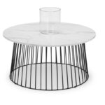 Broadway Round Coffee Table - White Marble