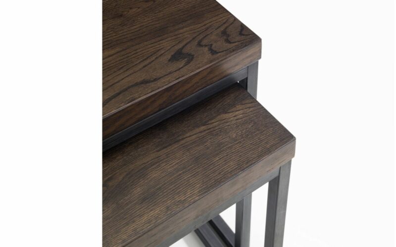 Brooklyn Nesting Lamp Tables - Dark Oak - Image 3