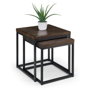 Brooklyn Nesting Lamp Tables - Dark Oak