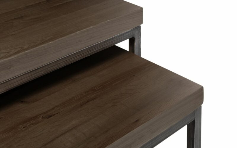 Brooklyn Nesting Coffee Tables - Dark Oak - Image 5