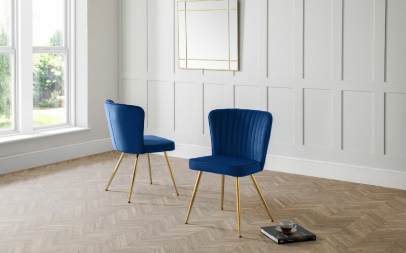 Cannes Dining Chair - Blue - Image 3