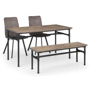 Carnegie & Monroe 4 Seater Dining Set (2 Monroe Chairs & Bench)
