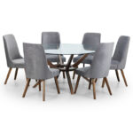 Chelsea Large & Huxley 6 Seater Dining Set