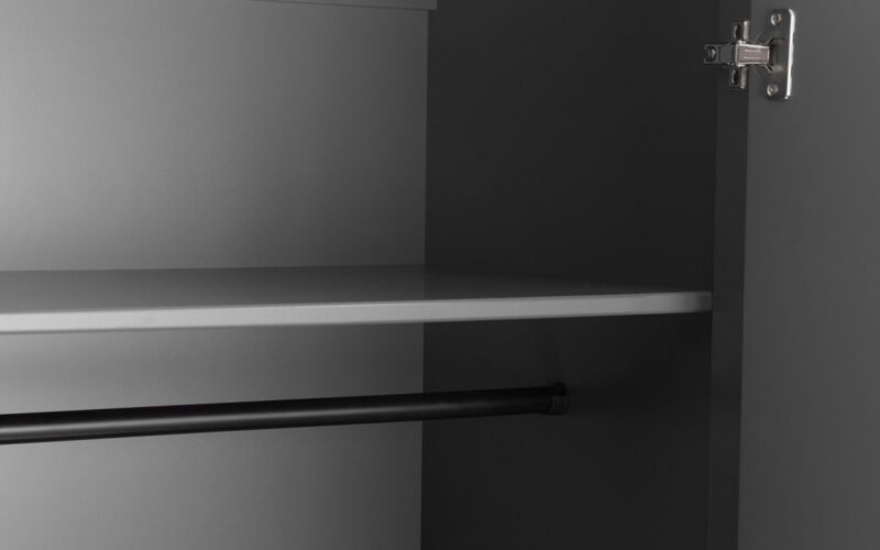 Chloe 2 Door 1 Drawer Wardrobe - Image 4