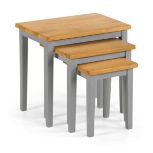 Cleo Nest of Tables - Grey & Oak