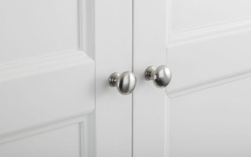 Clermont 2 Door 1 Drawer Wardrobe - White - Image 4