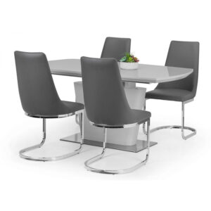 Como 4 Seater Grey Dining Set