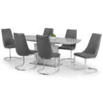Como 6 Seater Grey Dining Set