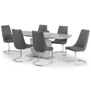 Como 6 Seater Grey Dining Set