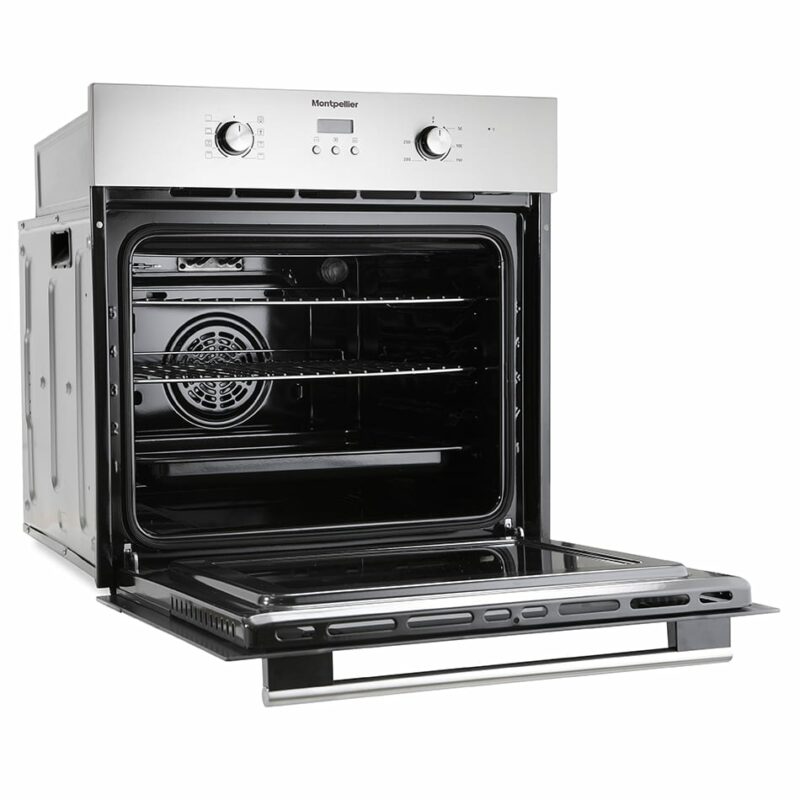 Montpellier SFO59MX - Single Fan Built in Oven - Stainless Steel - Image 2