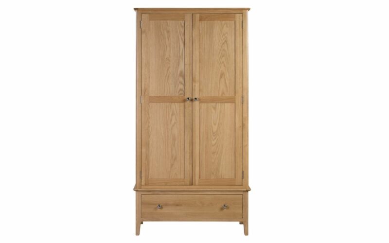 Cotswold 2 Door 1 Drawer Wardrobe - Image 2