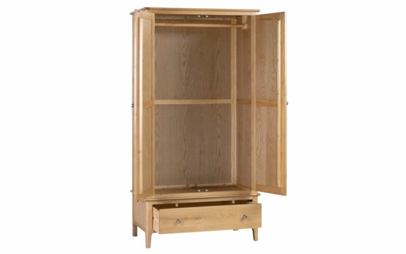 Cotswold 2 Door 1 Drawer Wardrobe - Image 3