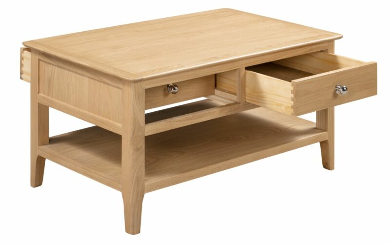 Cotswold Coffee Table with 2 Drawers - Image 3