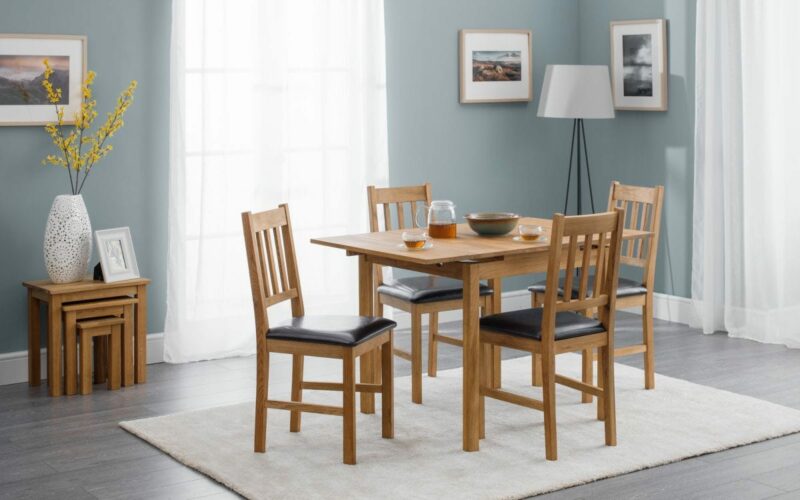 Coxmoor Extending Dining Table (80cm + 20cm +20cm x 80cm) (JB) - Image 2