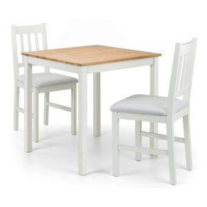 Coxmoor Ivory & Oak 2 Seater Dining Set