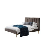 Deco Scalloped Velvet Bed