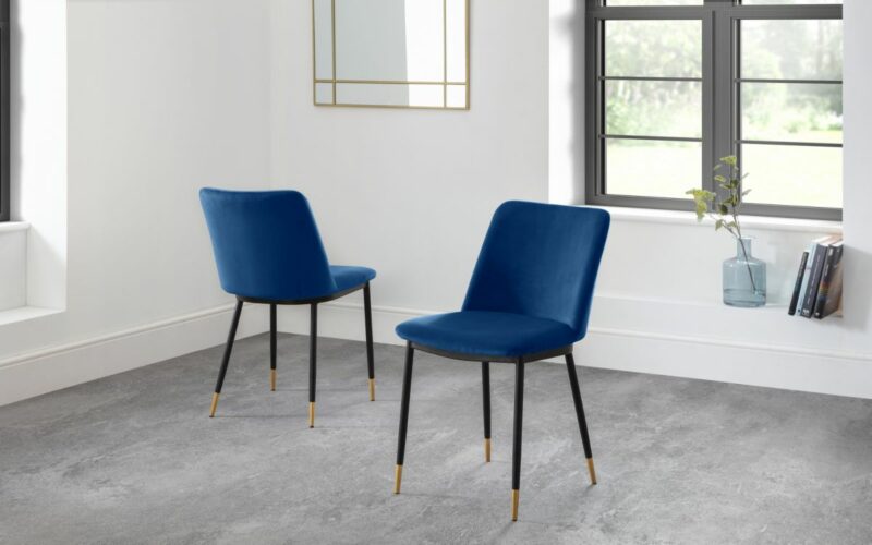 Delaunay Dining Chair - Blue - Image 3