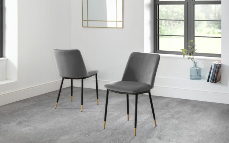 Delaunay Dining Chair - Grey - Image 4