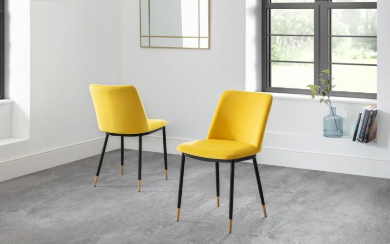Delaunay Dining Chair - Mustard - Image 4