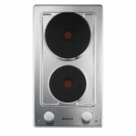 Hotpoint E320SKIX - 2 Burner Electric Hob - Stainless Steel