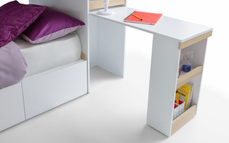 Eclipse Bunkbed - Oak/White - Image 5