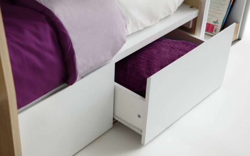 Eclipse Bunkbed - Oak/White - Image 6
