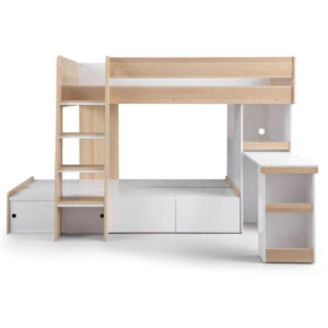 Eclipse Bunkbed - Oak/White
