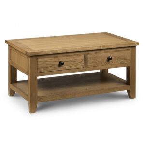 Astoria Coffee Table with 2 Drawers Assembled (JB)