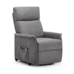 Helena Rise & Recline Chair - Charcoal Velvet Fabric (JB)