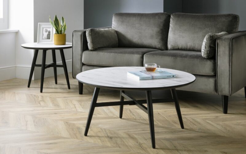 Firenze Marble Effect Coffee Table - Image 2