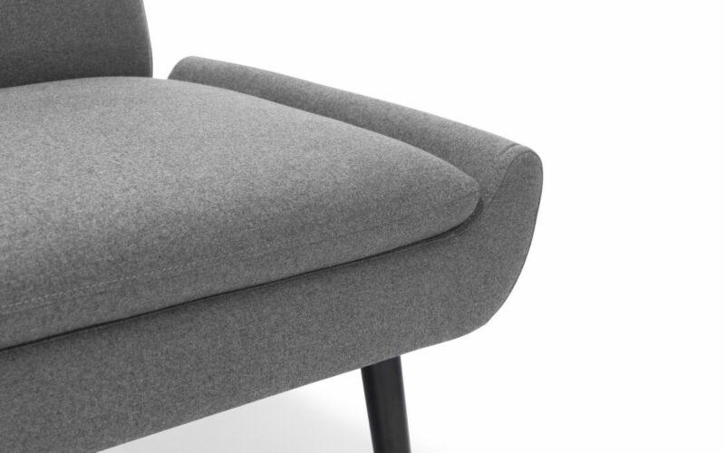 Gaudi Curled Base Sofabed - Grey - Image 3