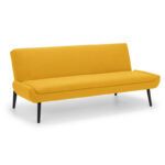 Gaudi Curled Base Sofabed - Mustard