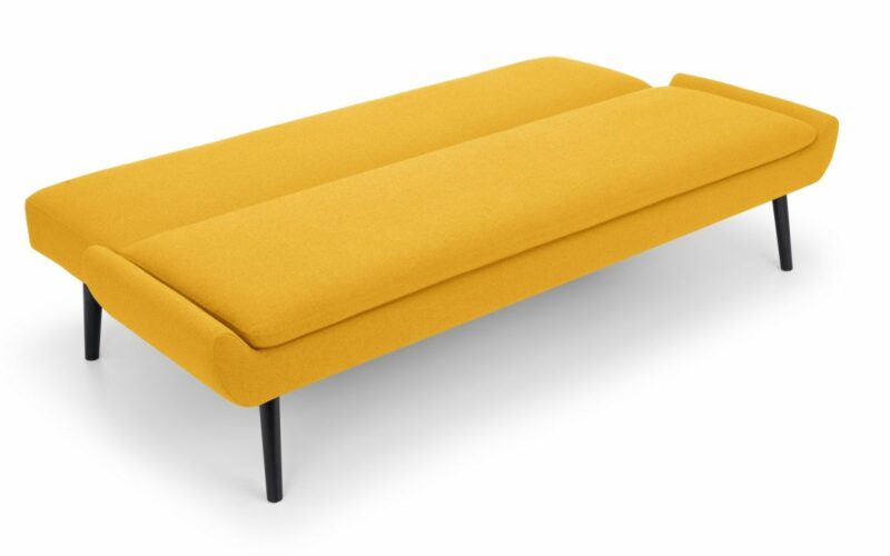 Gaudi Curled Base Sofabed - Mustard - Image 2