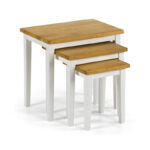 Cleo Nest - Two Tone (White/Oak) Finish (JB)