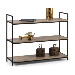 Tribeca Low Bookcase Oak/Walnut