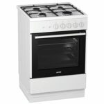 Gorenje GI612E17WKA - 60cm Single Cavity Gas Cooker - White